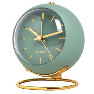 Nordic Creative Electronic Desk Clock Minimalist Childrens Alarm Clock New Desktop Bedside Student Silent Luminous Pointer