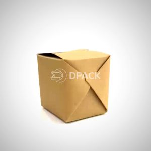 Food Pail Size L | Paper Rice Box | Kraft Paper FoodGrade Lunch Box