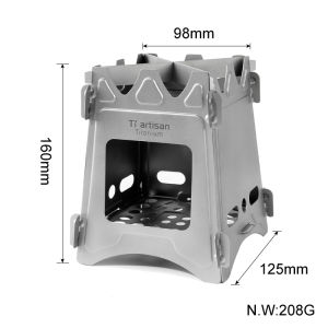 Tiartisan | Portable Folding Titanium Outdoor Camping Stove