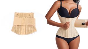 Korset U Pelangsing Pengecil Perut Buncit Stagen Body Shaper Pinggang Wanita Jumbo Waist Trainer