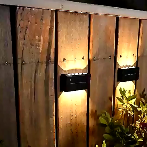 ️Solar Wall Light Garden Outdoor Fence Light Waterproof Backyard Patio Balcony Stair Yard Lighting Decor Solar Lampu