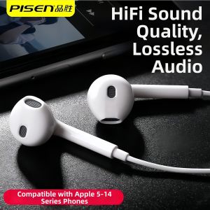 pisen | In-ear Headphones For Various iPhone Models Wired Control Deep Bass