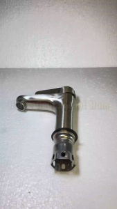 Vòi lavabo nóng lạnh inox mờ 304