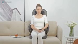 Đệm Massage Cao Cấp KingTech KC-700 - Nệm Mát Xa Lưng Cổ Vai Gáy Chế Độ 3D Chuyên Sâu Kết Hợp Tính Năng Nhiệt Túi Khí - Quà Tặng Cho Nam Nữ Sếp Khách Hàng - Hàng Chính Hãng