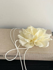 Shake Er Wrap Retro French Fashionable Gorgeous Flower FA Classic Style Black Chocker Necklace Neck Tie Necklace