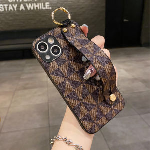 VivoS30 pro Leather Wrist Strap Phone Case S20 Handheld S19 pro Crossbody Rope S18 Leather S17e Niche S16 Luxury S15 Trendy Anti-Fall