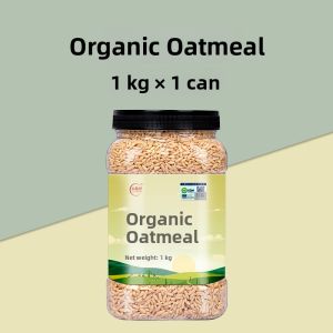 Organic Oats Rice 1kg Canned Meal Replacement Grain Porridge Breakfast Cooking Barley Grain Millet Seeds for Health Food