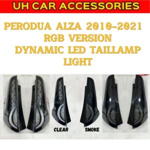 PERODUA ALZA 2010-2021(RGB) DYNAMIC LED LIGHT BAR TAILLAMP TAIL LAMP WITH RUNNING SIGNAL RGB VERSION