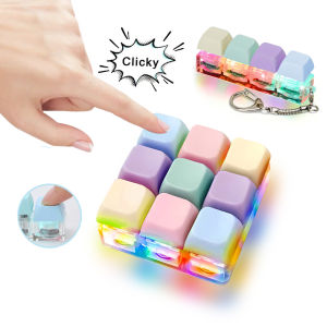 Mini Keyboard Keychain Toy | Colorful Non-Light & Light-Up Version | 4/5/9 Keys⚡PH deliveryIn stock⚡