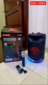 Speaker Bluetooth Karaoke Wireless Fleco F-820B LED - MIC TANPA KABEL & REMOT & Casan USB\\n\\n Apa itu Speaker Bluetooth Karaoke Wireless Fleco F-820B LED?\\n\\nSpeaker Bluetooth Karaoke Wireless Fleco F-820B LED adalah alat hiburan yang dilengkapi dengan fitur-fitur canggih seperti mikrofon tanpa kabel, remote control, dan port USB untuk pengisian daya. Speaker ini sangat cocok untuk hiburan keluarga, pesta, dan acara-acara lainnya.\\n\\n Spesifikasi Utama\\n\\n- **Mikrofon Tanpa Kabel**: Fleco F-820B LED dilengkapi dengan mikrofon tanpa kabel yang dapat membuat Anda bernyanyi tanpa batasan ruang.\n- **Remote Control**: Penggunaan remote control memudahkan pengguna untuk mengontrol speaker tanpa harus menyentuh perangkat.\n- **Port USB**: Port USB memungkinkan pengguna untuk mengisi daya speaker atau menghubungkan perangkat lain seperti flash drive untuk memutar lagu.\n- **Bluetooth**: Fleco F-820B LED dapat terhubung dengan smartphone atau laptop melalui Bluetooth untuk memutar lagu secara nirkabel.\\n\\n Keunggulan Produk\\n\\nSpeaker Bluetooth Karaoke Wireless Fleco F-820B LED memiliki beberapa keunggulan yang membuatnya menjadi pilihan yang tepat untuk hiburan keluarga dan acara-acara lainnya:\\n\\n- **Mikrofon Tanpa Kabel**: Fleco F-820B LED dilengkapi dengan mikrofon tanpa kabel yang memudahkan pengguna untuk bernyanyi tanpa batasan ruang.\n- **Remote Control**: Penggunaan remote control memudahkan pengguna untuk mengontrol speaker tanpa harus menyentuh perangkat.\n- **Port USB**: Port USB memungkinkan pengguna untuk mengisi daya speaker atau menghubungkan perangkat lain seperti flash drive untuk memutar lagu.\n- **Bluetooth**: Fleco F-820B LED dapat terhubung dengan smartphone atau laptop melalui Bluetooth untuk memutar lagu secara nirkabel.\\n\\n Bagaimana Menggunakan Speaker Bluetooth Karaoke Wireless Fleco F-820B LED?\\n\\nBerikut adalah langkah-langkah untuk menggunakan Speaker Bluetooth Karaoke Wireless Fleco F-820B LED:\\n\\n Menghubungkan Speaker dengan Smartphone atau Laptop\\n\\n1. Nyalakan speaker Fleco F-820B LED.\n2. Aktifkan mode pairing Bluetooth pada smartphone atau laptop Anda.\n3. Pilih speaker Fleco F-820B LED dari daftar perangkat yang tersedia.\\n\\n Menggunakan Remote Control\\n\\n1. Pastikan baterai remote control sudah terpasang.\n2. Tekan tombol power pada remote control untuk menghidupkan speaker.\n3. Gunakan tombol-tombol lain pada remote control untuk mengontrol speaker.\\n\\n Mengisi Daya Speaker\\n\\n1. Hubungkan kabel pengisian daya ke port USB pada speaker Fleco F-820B LED.\n2. Hubungkan kabel pengisian daya ke sumber listrik.\\n\\n Kelebihan dan Kekurangan Speaker Bluetooth Karaoke Wireless Fleco F-820B LED\\n\\n Kelebihan\\n\\n- **Mikrofon Tanpa Kabel**: Fleco F-820B LED dilengkapi dengan mikrofon tanpa kabel yang memudahkan pengguna untuk bernyanyi tanpa batasan ruang.\n- **Remote Control**: Penggunaan remote control memudahkan pengguna untuk mengontrol speaker tanpa harus menyentuh perangkat.\n- **Port USB**: Port USB memungkinkan pengguna untuk mengisi daya speaker atau menghubungkan perangkat lain seperti flash drive untuk memutar lagu.\n- **Bluetooth**: Fleco F-820B LED dapat terhubung dengan smartphone atau laptop melalui Bluetooth untuk memutar lagu secara nirkabel.\\n\\n Kekurangan\\n\\n- **Harga**: Harga Fleco F-820B LED mungkin lebih tinggi dibandingkan dengan speaker lain di pasaran.\\n\\n Kesimpulan\\n\\nSpeaker Bluetooth Karaoke Wireless Fleco F-820B LED adalah alat hiburan yang dilengkapi dengan fitur-fitur canggih seperti mikrofon tanpa kabel, remote control, dan port USB untuk pengisian daya. Speaker ini sangat cocok untuk hiburan keluarga, pesta, dan acara-acara lainnya. Meskipun harganya mungkin lebih tinggi dibandingkan dengan speaker lain di pasaran, Fleco F-820B LED tetap menjadi pilihan yang tepat untuk mereka yang mencari speaker berkualitas tinggi dengan fitur-fitur canggih.\"\n}
