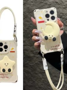 Moon Star Stand Compatible with Redmi Note15PRO+/14/13 Protective Case for Xiaomi 17Promax 15 14 Women 12s Civi5K50 Quad Corner