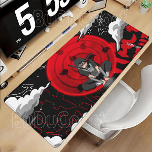 Bandai | Uchiha Itachi Naruto Mouse Pad PC Computer 900x400mm XXL Office Desk Mat Keyboard Anime HD Printing Gaming Nonslip Base Mousepad