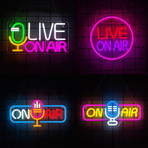 On Air Series Neon Sign For Wall DecorLight Up Sign For Live RoomGame RoomBroadcasting Room Music Studio DecorationBedroom