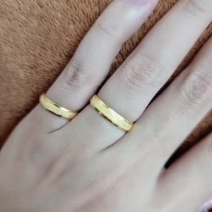 JIN JING CINCIN PASIR SIZE 22 (HOLLOW) EMAS 916 1.05G