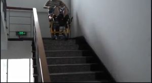 Electric Stair Climbing Wheelchair Motorized Climbing Up and down Wheelchair Stair Lifting Chair for Elderly disabled