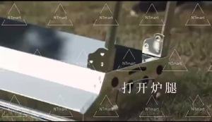 [selected]Stainless Steel Portable Travel Folding Tall Barbecue BBQ Charcoal Grill with Legs