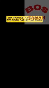 Pisau Cap Tjap Mata 5 inch & Ring Kuningan 130mm