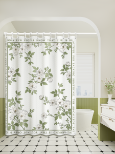 WEILAISHI | Waterproof Bathroom Curtain For Dry Wet Separation
