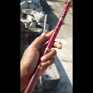 Joran Tegek Import Merah High Carbon Rod Ruas Pendek 180 210 300 360 buat wader nila ikan mas COD