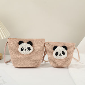 JIFANPAUL | Summer Beach Straw Bag Women Mini Cute Phone Crossbody Bag