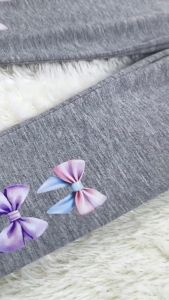 Masyken Set Setelan Anak Perempuan Sweater Legging pita Usia 1- 7 tahun