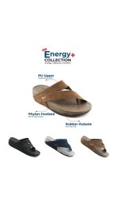 BATA Energy Plus Men Navy / Brown / Black Sandal 8619179 / 8614179 / 8616279 Kasut Sandal Lelaki