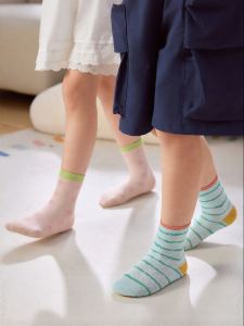Purcotton | Breathable Mesh Cotton Socks for Children