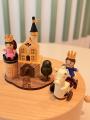 Prince Princess Music Box Wooden Rotating Octave Birthday Gift Creative Christmas Friend Jeancard Taiwanese Home Decor Accessories. 