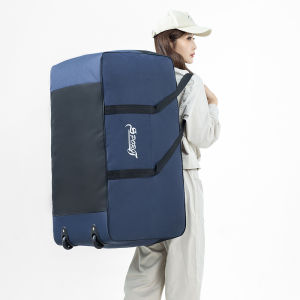 Extra Large Capacity Luggage Bag Moving Packing Bag with Wheels Quilt Student Duvet Luggage Bag Check-In Baggage