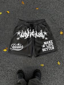 2025 Summer new mens shorts street style hip-hop shorts outdoor casual mens shorts