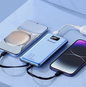 Yoobao LC2 Pro LED Display Multi Function Own Line Design Type C/ Lightning PD20W Fast Charging 10000mah Power Bank