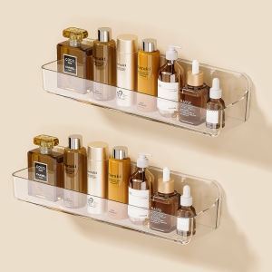 Bathroom Wall Mounted Storage Rack No Drilling Required Cosmetics Organizer High End Vanity Shelf Toilet Paper Holder