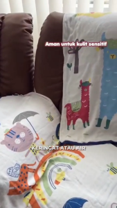 KUMA KUMA Carousel Towel / Handuk Katun Motif / Handuk Mandi Bayi Anak KumaKuma BANDUNG