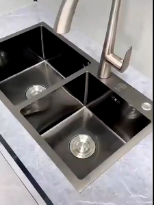 High-Quality Drain Hoses & Stainless Steel Double Slot Overflow Pipe for Kitchen