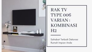 Rak TV Multifungsi Hemat Ruang Tempel Dinding Minimalis Dekorasi Meja Gantung Susun Serbaguna Ty 006