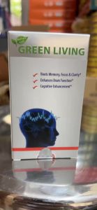 Thực phẩm bảo vệ sức khỏe Nature Gift Green Living Brain - Tăng tuần hoàn não (60v/hộp)