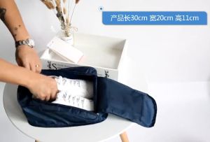 Travel Shoe Bag Organizer Portable Shoe Storage Bag Zipper Waterproof Dust-Proof Multi layer Beg Kasut Cuti Melancong