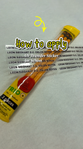 Quality Full Name UV Transfer Sticker for School Supplies Giveaways and Souvenirs