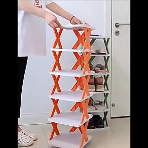 Shoe Rack 6 Tier Lightweight Space Saver Rak Kasut 轻便鞋架