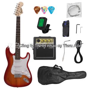 MLZH | Đàn Guitar Điện Dành Cho Người Mới Bắt Đầu 22 Phím 3 Pickup Đơn