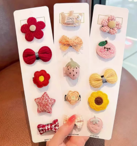 WAMEN | Non-hair Damaging Full Cloth Anti-slip Design Baby Hair Clips