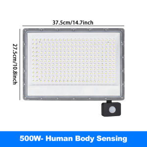LED FloodLight PIR Motion Sensor Outdoor Waterproof Reflector LED Spotlight For Street Garden Wall Light 50W 100W 200W 300W 500W