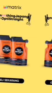 Matrix Optistraight Bundle 500ml (kuning)(obat dan netral)/Opti Straight/Pelurusan Step 1/Rebonding
