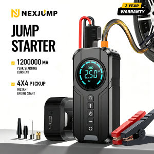 4 in 1 Car jump starter 20000mAh 12V jumper powerbank with pump tyre Air Pump jumper kereta