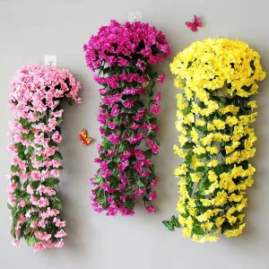 Unico PBP94 Tanaman Hias Rambat Sakura Juntai Artificial Hanging Flower Ornamen Hiasan Dinding Dekorasi Ruangan Gedung Rumah Outdoor Indoor Buatan Plastik COD