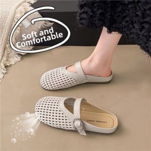 JIFANPAUL | Breatheable Versatile Open-toe Flat Slipper Shoes
