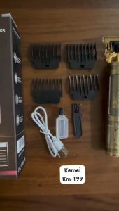 Hair Clipper Trimmer Detailer Alat Cukur Rambut kemei Clipper kemei km-T99