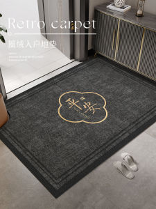 Modern Entrance Door Mat Anti-Slip Indoor Outdoor Mat Simple Style Door Mat Dust Removal Carpet for Home Entrance Hall