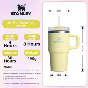 STANLEY | Insulated Stainless Steel Tumbler with Straw