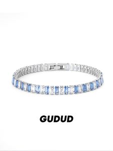 GUDUD | Shiny Non-Fading Tennis Bracelet for Men
